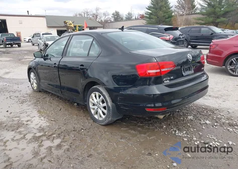 2015 Volkswagen Jetta 1.8T Se из США, поврежденный, VIN 3VWD17AJ1FM322194
